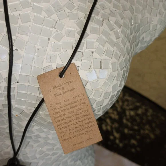 onyx and howlite necklace - Picture 8 of 13